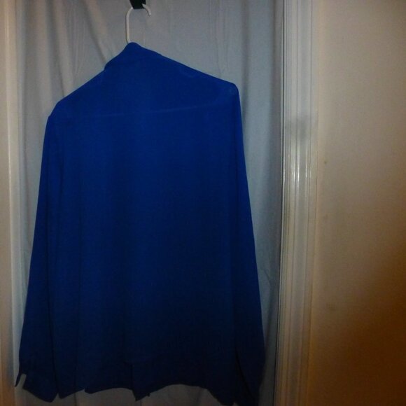 Laura and jayne blue blouse size 16 - Picture 3 of 3